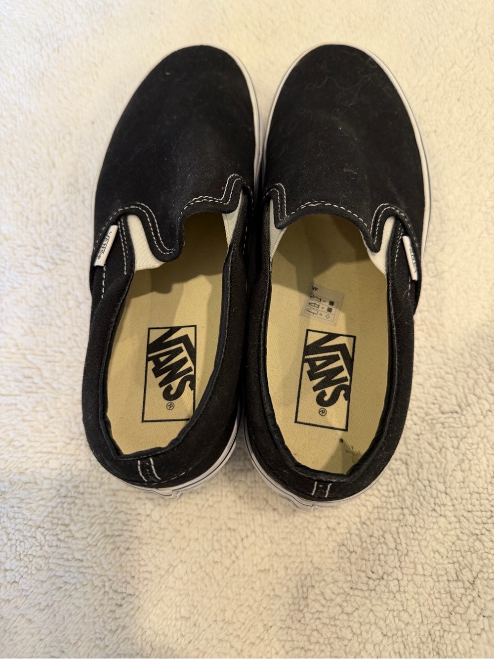Vans Kids Slip-On Sneakers - Black & White